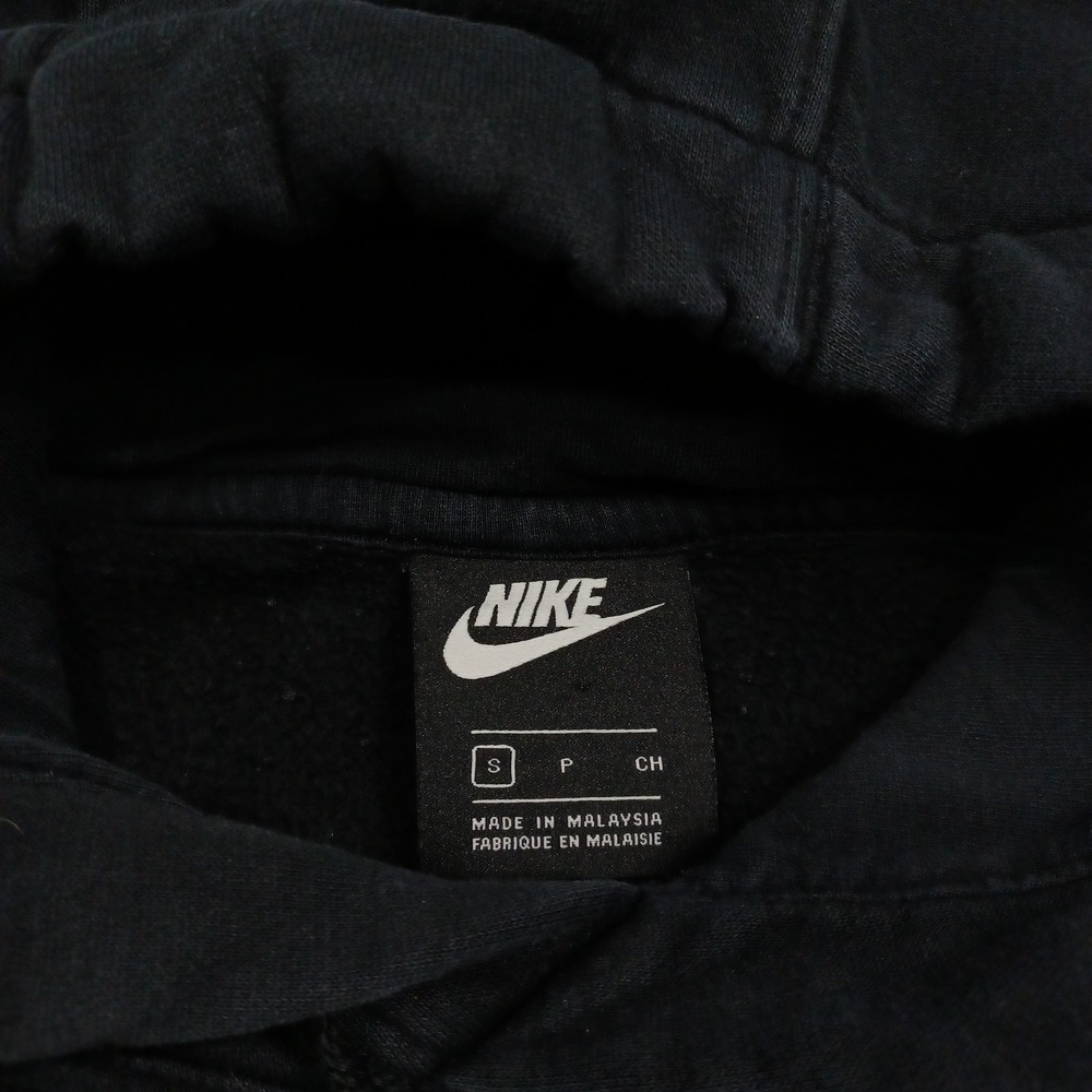 Nike Sweater Mens Small Black Pullover Activewear Hoodie Casual‎ Logo - Picture 4 of 8